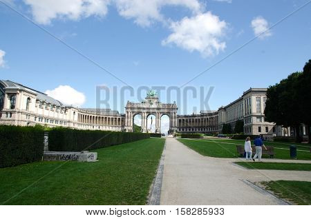 the nice Jubel Park in Brussels Belgium