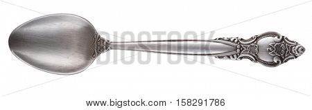 Marmelade silver spoon. File contains clipping paths. 