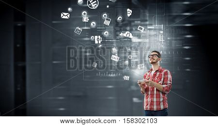 Innovative technologies for your device . Mixed media