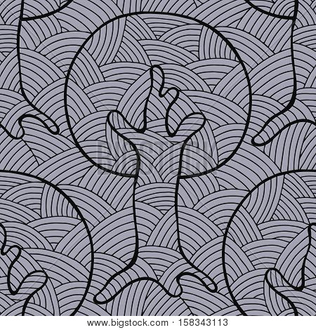 Vector Seamless Pattern, Graphic Illustration