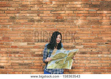 Asian Woman Masturdating Travel Concept