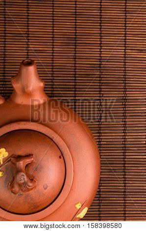 Brown Chinese Teapot