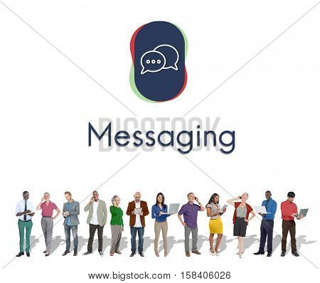 Chat Bubble Speech Cloud Message Graphic Concept