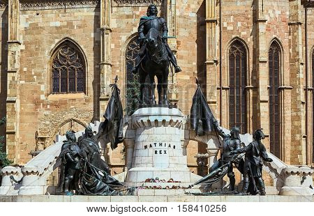 King Matthias Corvin Statue