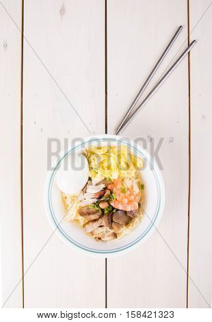 chinese tradition, birthday misua or noodles for long life
