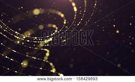 Abstract Gold Background. Glitter Background. New Yaer, Chrismas or Concert background.