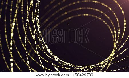 Abstract Gold Background. Glitter Background. New Yaer, Chrismas or Concert background.