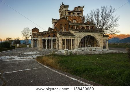 Church At Ancient Mantineia, Arcadia, Peloponnese, Greece