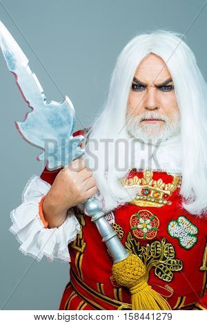 Frown Senior Man Beefeater