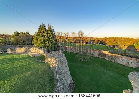View from Farnham Castle over Farnham Park