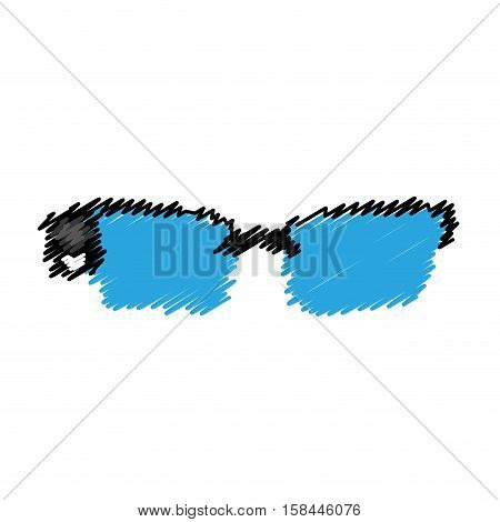 smart glasses technology icon vector illustration graphic design