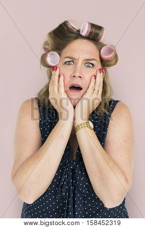 Woman Surprise Shock Stun Awful Concept