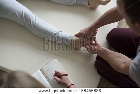 Health Wellness Massage Training Concept