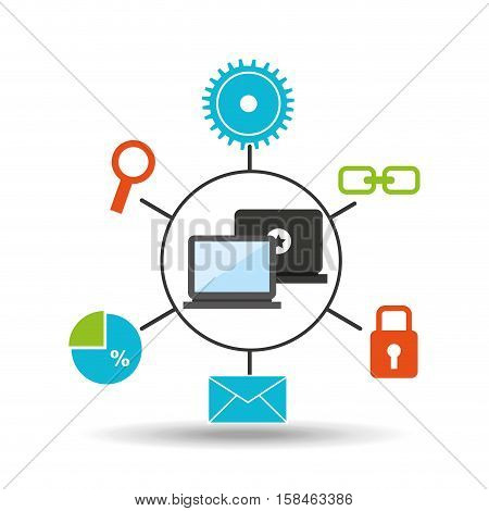technology social media concept vector illustration eps 10