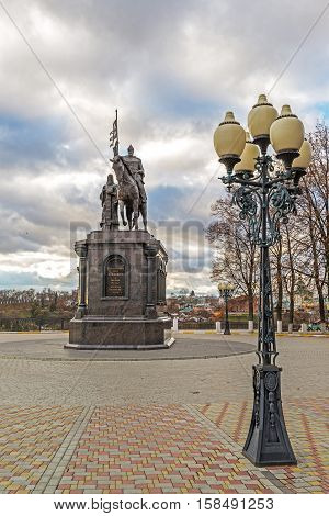 Vladimir, Russia - November 05.2015. The monument to a St. Prince Vladimir and Fedor