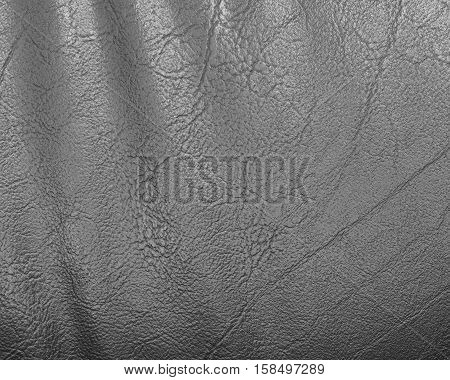 Black leather and texture background, Luxury black, Closeup of seamless black leather texture