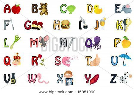 Alphabet Illustration