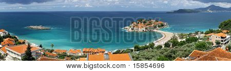 Sveti Stefan isola nel mare Adriatico, Montenegro