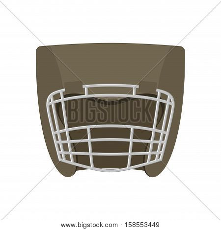 Boxing Helmet Gray. Boxer Mask Isolated. Spor Accessory For Training