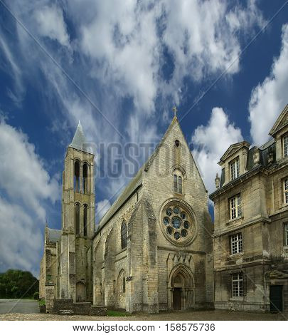France, Senlis, Picardy, Oise--- Saint Vincent Abbey Was Founded In 1065 By The Queen Anne De Kiev A