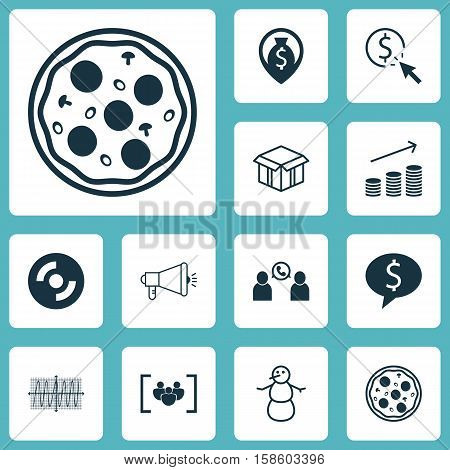 Set Of 12 Universal Editable Icons. Can Be Used For Web, Mobile And App Design. Includes Icons Such As Cosinus Diagram, Questionnaire, PPC And More.