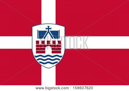 Flag of Faaborg-Midtfyn in Southern Denmark Region