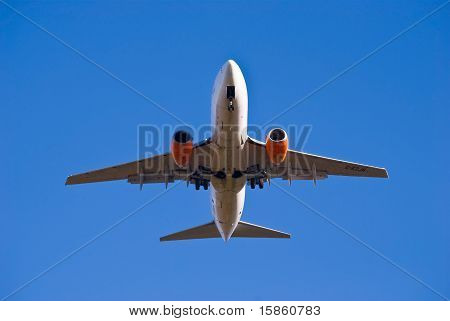 旅客航空機着陸