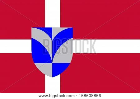 Flag of Billund in Southern Denmark Region