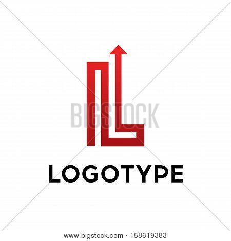 Letter L logo icon design template elements