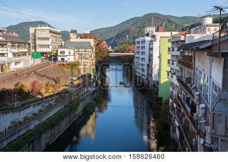 KITAKATA, JAPAN - OCTOBER 25, 2016 : Kitakata is a city located in Fukushima Prefecture, in northern Honshu, Japan.