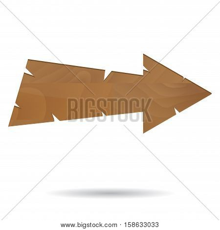 Wooden arrow grunge. Wooden sign and wood arrow wooden arrow sign vector illustration
