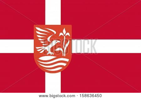 Flag of Kolding in Southern Denmark Region