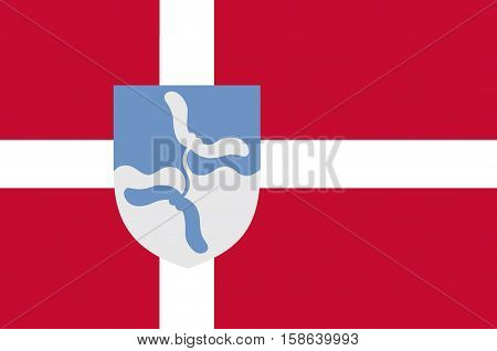 Flag of Vejen in Southern Denmark Region
