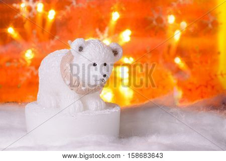 Polar Bear, Happy New Year 2017, Christmas