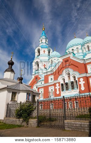 Valaam Savior Transfiguration (Spaso-Preobrazhensky) monastery. Karelia, North of Russia.