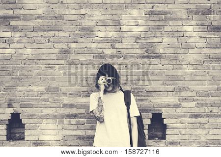 Man Photographer Traveler Lifestyle Concept