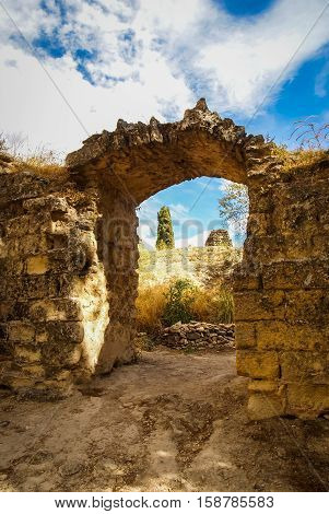 Castle Colomeras In Andalusia, Spain
