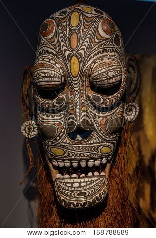 A Tribal mask from Papau New Guinea