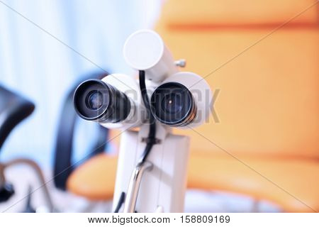 Colposcope in gynecological room