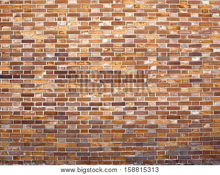 Old brick wall, background texture cement and stone