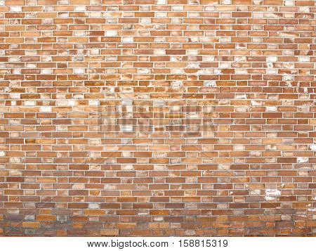 An old stained brick wall, retro texture