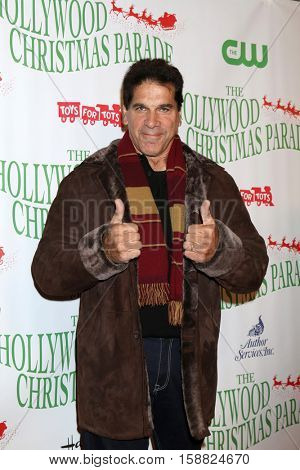 LOS ANGELES - NOV 27:  Lou Ferrigno at the 85th Annual Hollywood Christmas Parade at Hollywood Boulevard on November 27, 2016 in Los Angeles, CA