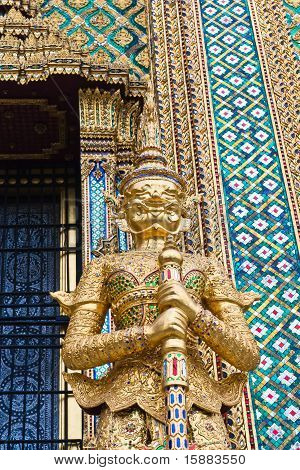 Reus Golden In Wat Phra Kaew