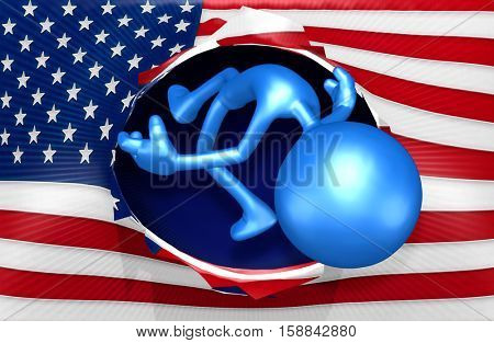 The Original 3D Character Illustration Expelled