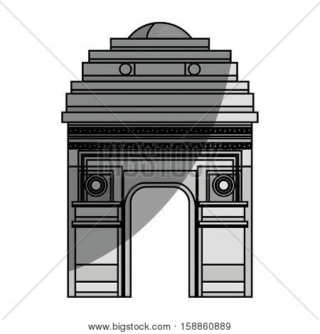 triumph arch france icon vector illustration design