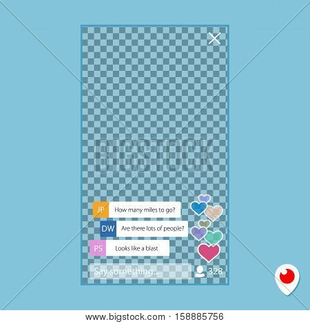 hearts by periscope. Program to broadcast video over the Internet