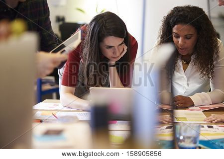 Creative Brainstorming Meeting In Design Office