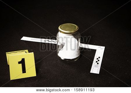 Crime scene investigation - collecting of odor traces