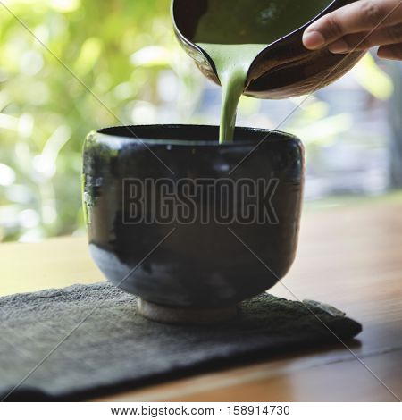 Japanese Matcha Tranditional Culture Concept