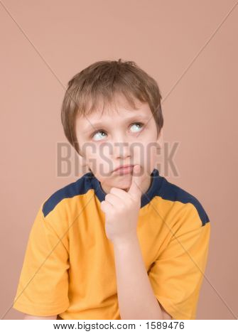 男孩的思考